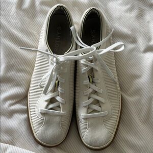 Rothy's The Lace-up Sneaker in Bright White